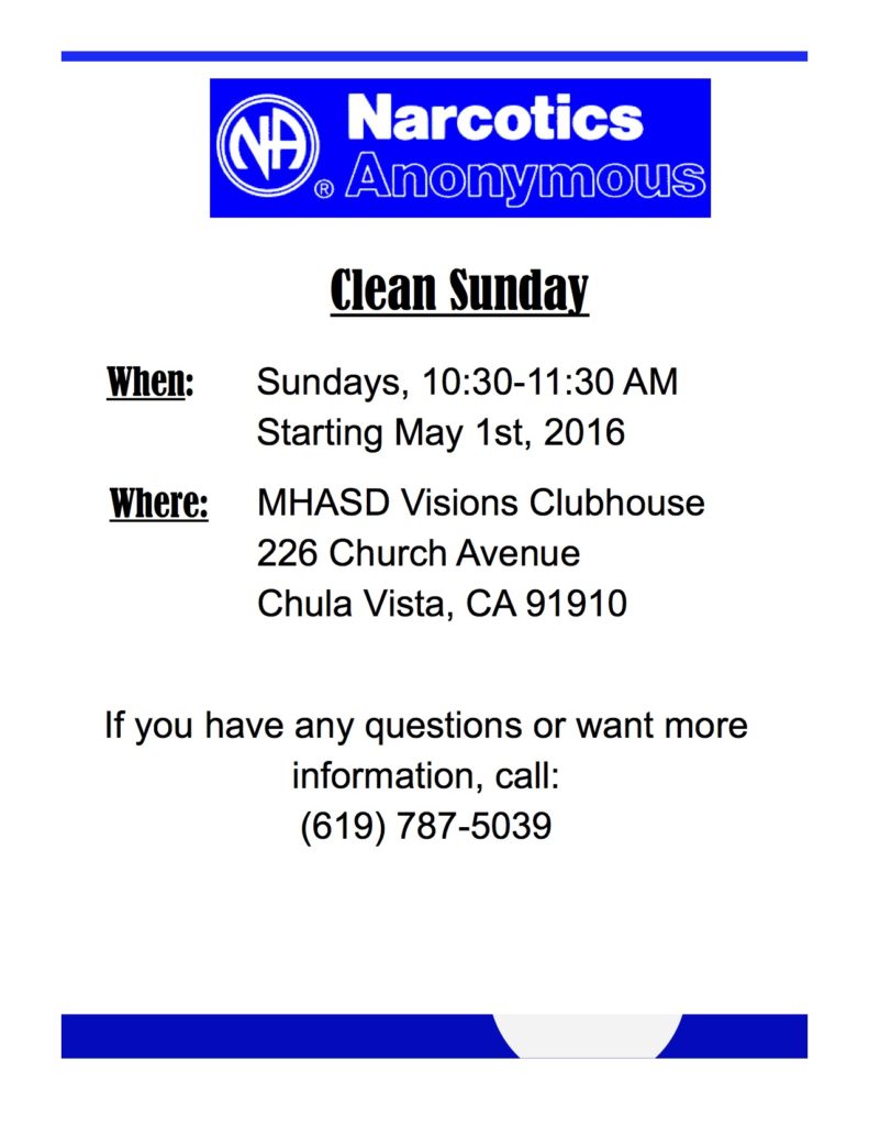 NA Clean Sunday Flyer