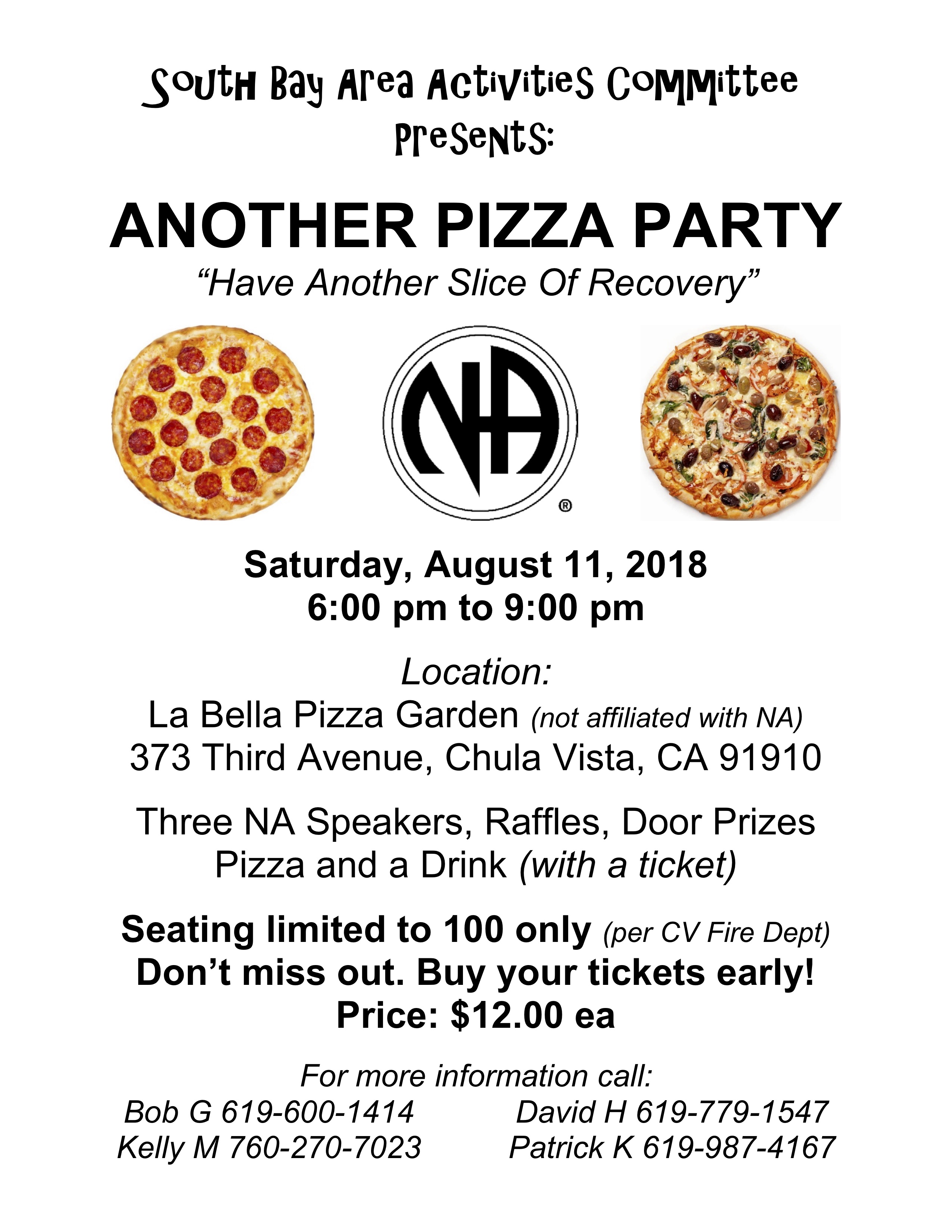 Www Sandiegona Org South Bay Pizza Party